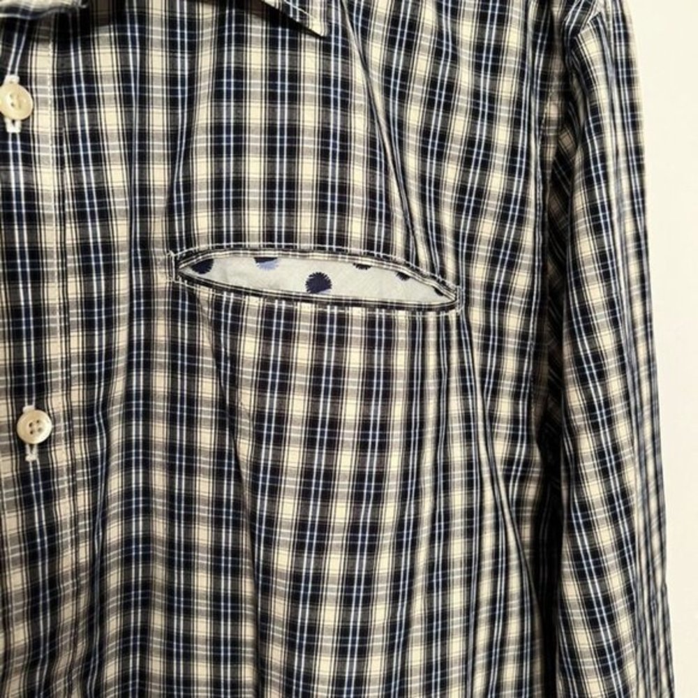 Scotch and Soda Denim Button Down Shirt Amsterdam Couture Size Large - Picture 3 of 5